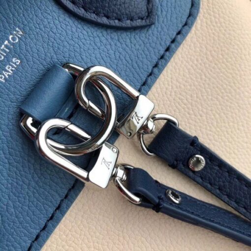 Replica Louis Vuitton Blue Jean Lockme Mini Backpack M55017 BLV027 6