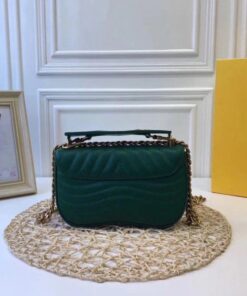 Replica Louis Vuitton Green New Wave Chain Bag PM M55021 BLV657 2