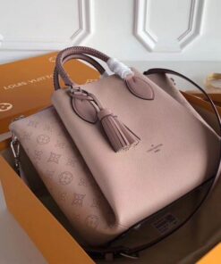 Replica Louis Vuitton Magnolia Haumea Bag Mahina Leather M55030 BLV272 2