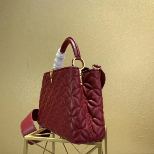 Replica Louis Vuitton Capucines BB Bag In Quilting Lambskin M55360 BLV819 2