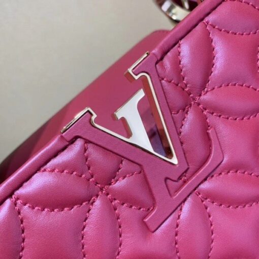 Replica Louis Vuitton Capucines BB Bag In Quilting Lambskin M55360 BLV819 8