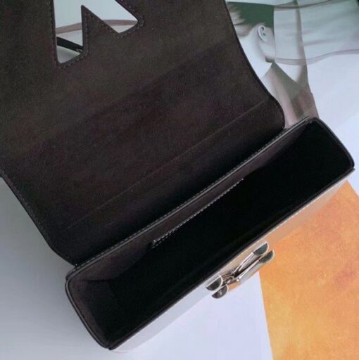 Replica Louis Vuitton Twist MM Bag Silver Epi Leather M55404 BLV136 7