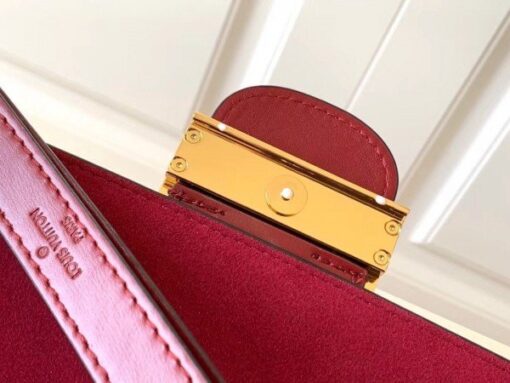 Replica Louis Vuitton Dauphine MM Leather Bag M55735 BLV771 8