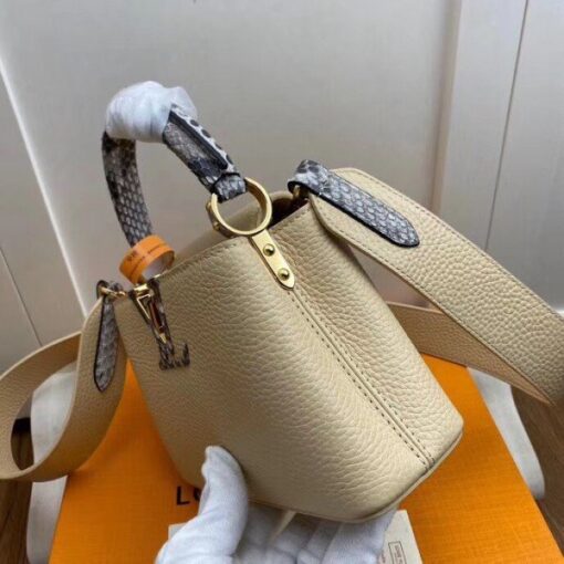 Replica Louis Vuitton Capucines Mini With Ayers Snakeskin Handle M55923 BLV668 5