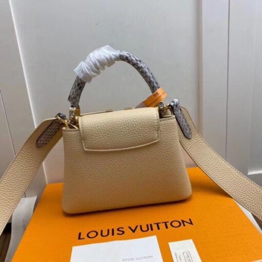 Replica Louis Vuitton Capucines Mini With Ayers Snakeskin Handle M55923 BLV668 8