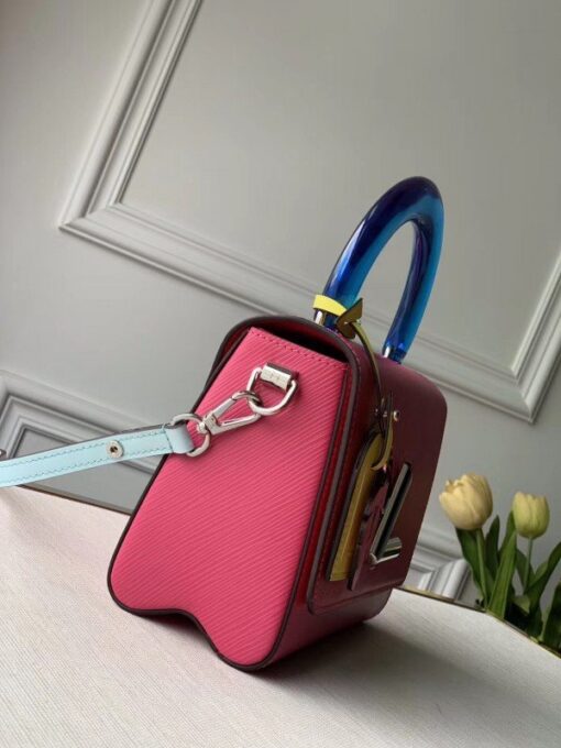 Replica Louis Vuitton Twist MM Bag With Plexiglass Handle M56131 BLV170 4