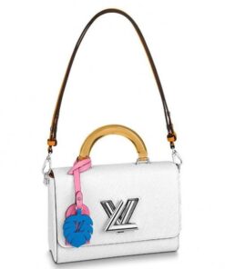 Replica Louis Vuitton Twist MM Bag With Plexiglass Handle M56132 BLV171