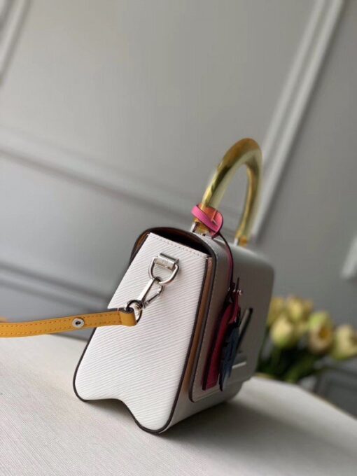 Replica Louis Vuitton Twist MM Bag With Plexiglass Handle M56132 BLV171 4