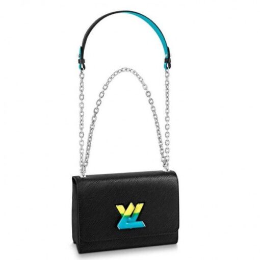 Replica Louis Vuitton Twist MM Bag With Transforming Twist Lock M56327 BLV138