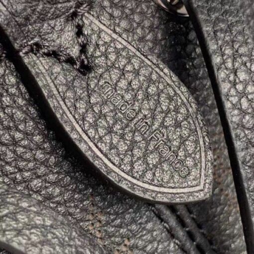 Replica Louis Vuitton Bella Bag In Black Mahina Leather M57070 BLV244 8