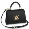 Replica Louis Vuitton Twist One Handle MM Black Bag M57090 BLV679 12