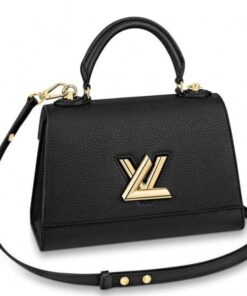 Replica Louis Vuitton Twist One Handle PM Black Bag M57093 BLV678