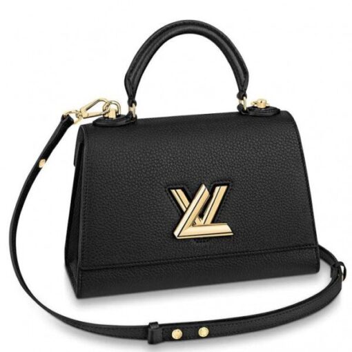 Replica Louis Vuitton Twist One Handle PM Black Bag M57093 BLV678