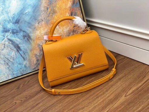 Replica Louis Vuitton Twist One Handle PM Safran Bag M57136 BLV676 2