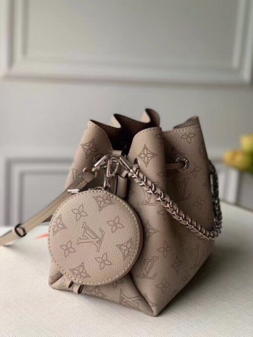 Replica Louis Vuitton Bella Bag In Galet Mahina Leather M57201 BLV253 3
