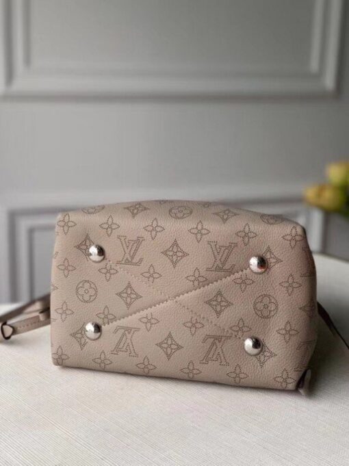 Replica Louis Vuitton Bella Bag In Galet Mahina Leather M57201 BLV253 5