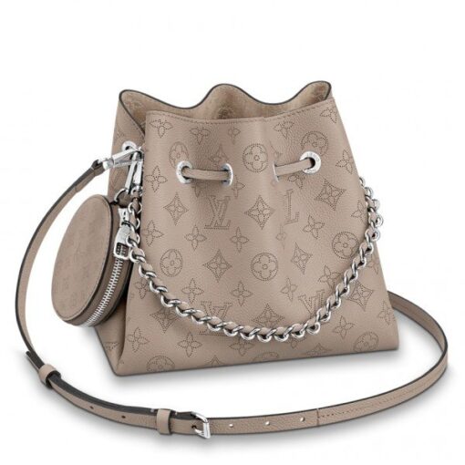 Replica Louis Vuitton Bella Bag In Galet Mahina Leather M57201 BLV253
