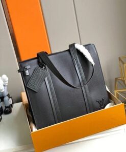 Replica Louis Vuitton All Black Aerogram Tote Bag M57308 BLV911 2