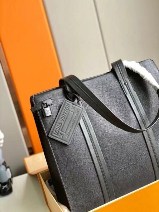 Replica Louis Vuitton All Black Aerogram Tote Bag M57308 BLV911 4