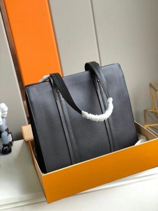 Replica Louis Vuitton All Black Aerogram Tote Bag M57308 BLV911 6