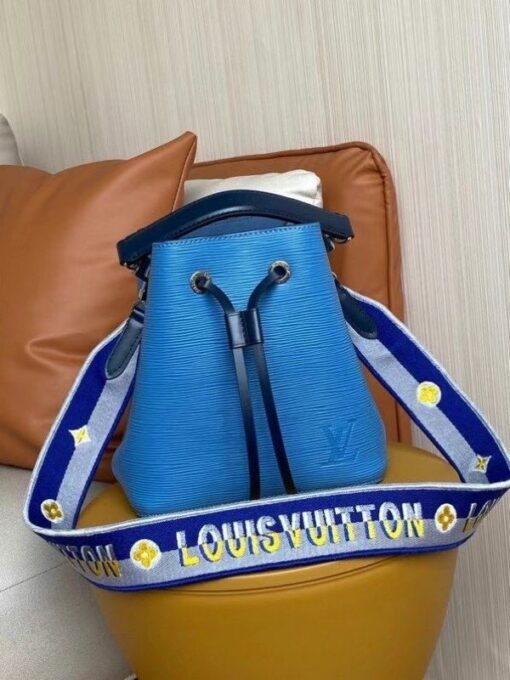 Replica Louis Vuitton Epi Neonoe BB Bag With Jacquard Strap M57691 BLV162 2