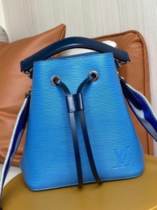 Replica Louis Vuitton Epi Neonoe BB Bag With Jacquard Strap M57691 BLV162 3
