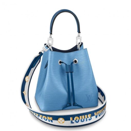Replica Louis Vuitton Epi Neonoe BB Bag With Jacquard Strap M57691 BLV162