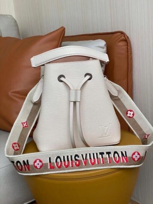 Replica Louis Vuitton Epi Neonoe BB Bag With Jacquard Strap M57693 BLV161 2