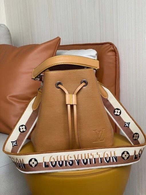 Replica Louis Vuitton Epi Neonoe BB Bag With Jacquard Strap M57706 BLV160 2