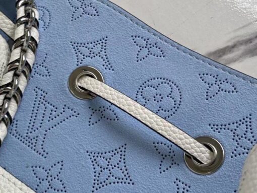 Replica Louis Vuitton Bella Bag In Gradient Blue Mahina Leather M57856 BLV247 8