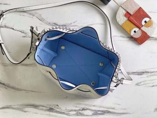 Replica Louis Vuitton Bella Bag In Gradient Blue Mahina Leather M57856 BLV247 10