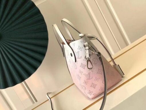 Replica Louis Vuitton Hina PM Bag Gradient Pink Mahina Leather M57858 BLV246 3