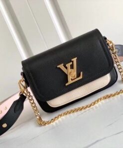 Replica Louis Vuitton Black Lockme Tender Bag M58557 BLV711 2