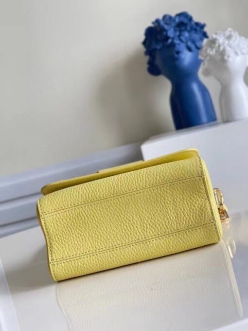 Replica Louis Vuitton Twist PM Bag In Yellow Taurillon Leather M58571 BLV713 3