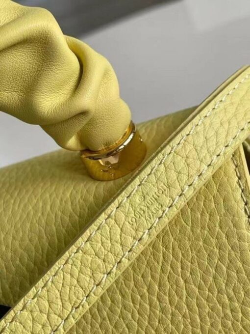 Replica Louis Vuitton Twist PM Bag In Yellow Taurillon Leather M58571 BLV713 7