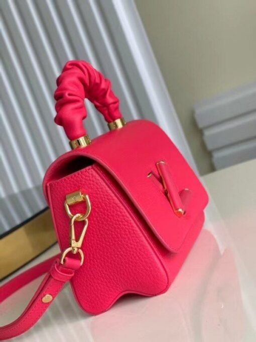 Replica Louis Vuitton Twist PM Bag In Rose Taurillon Leather M58691 BLV715 3