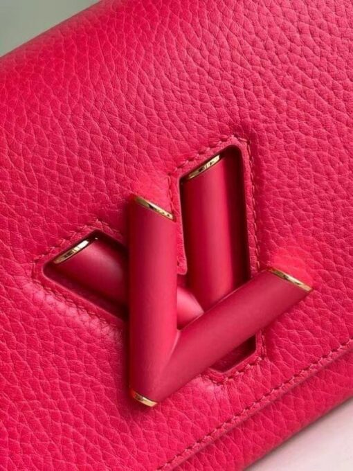Replica Louis Vuitton Twist PM Bag In Rose Taurillon Leather M58691 BLV715 7