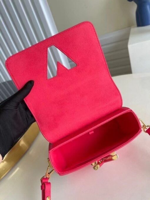 Replica Louis Vuitton Twist PM Bag In Rose Taurillon Leather M58691 BLV715 9