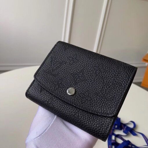 Replica Louis Vuitton Iris Compact Wallet Mahina Leather M62540 BLV964 2