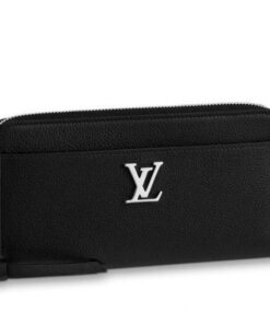 Replica Louis Vuitton Black Zippy LockMe Wallet M62622 BLV1016