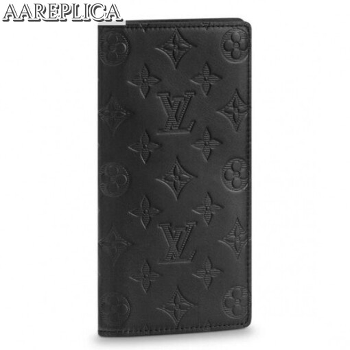 Replica Louis Vuitton Brazza Wallet Monogram Shadow M62900 BLV1114