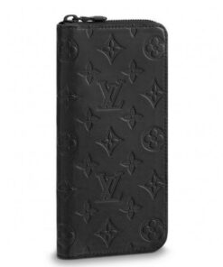 Replica Louis Vuitton Zippy Wallet Vertical Monogram Shadow M62902 BLV1116