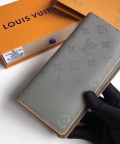 Replica Louis Vuitton Brazza Wallet Monogram Titanium M63236 BLV1118 2