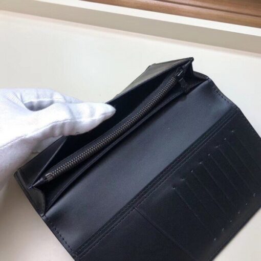 Replica Louis Vuitton Brazza Wallet Dark Infinity Leather M63256 BLV1047 4