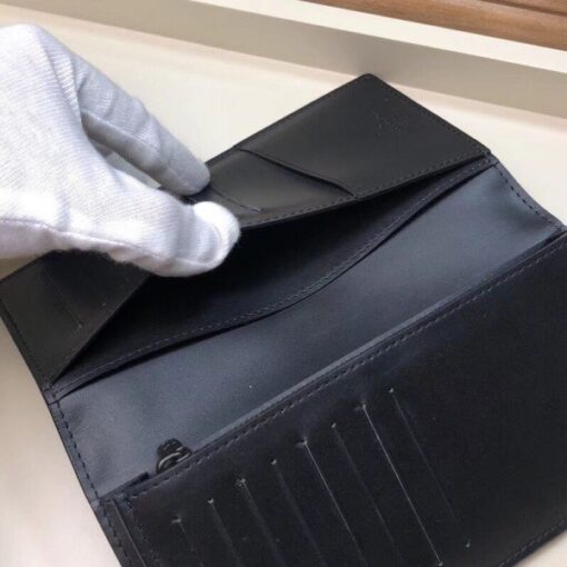 Replica Louis Vuitton Brazza Wallet Dark Infinity Leather M63256 BLV1047 5