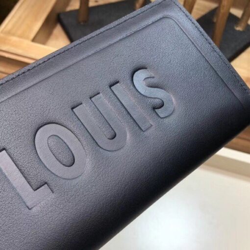 Replica Louis Vuitton Brazza Wallet Dark Infinity Leather M63256 BLV1047 7