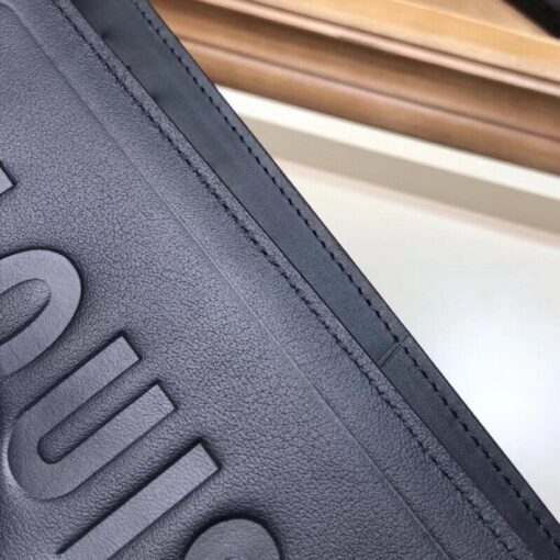Replica Louis Vuitton Brazza Wallet Dark Infinity Leather M63256 BLV1047 8