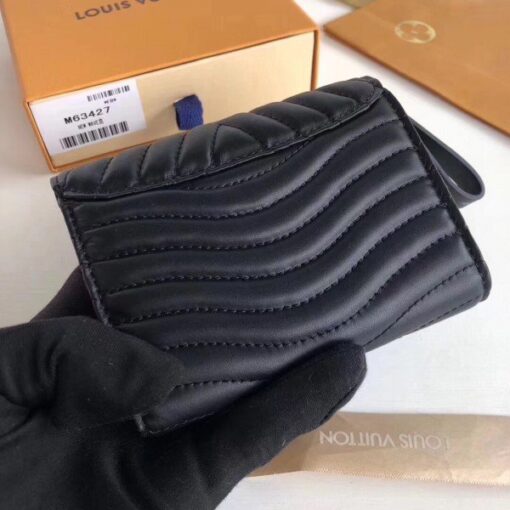 Replica Louis Vuitton Black New Wave Compact Wallet M63427 BLV1015 4