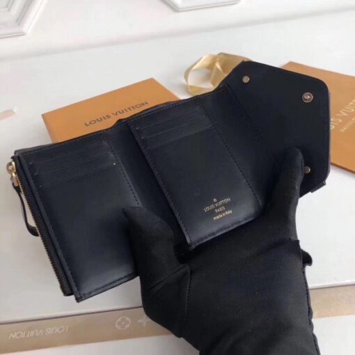 Replica Louis Vuitton Black New Wave Compact Wallet M63427 BLV1015 7
