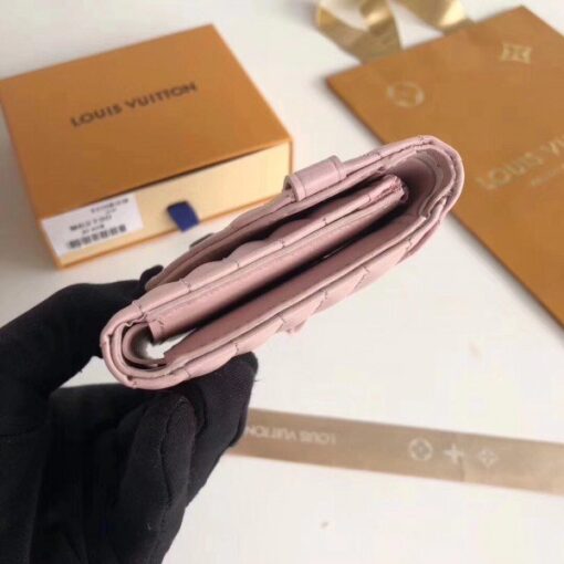 Replica Louis Vuitton Pink New Wave Compact Wallet M63730 BLV1013 3